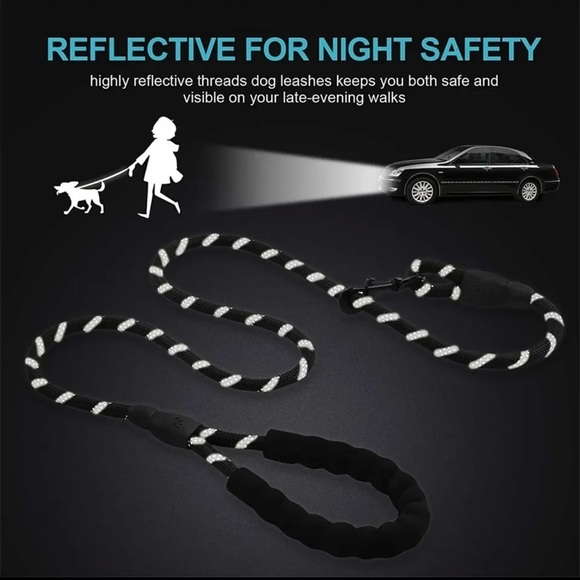 New dog leashes heavy duty nylon rope reflective - Picture 6 of 6
